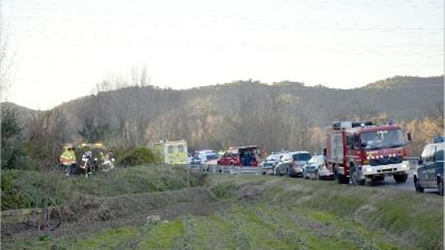 El sinistre va obligar a mobilitzar els efectius dels diferents serveis d&#039;emergències.