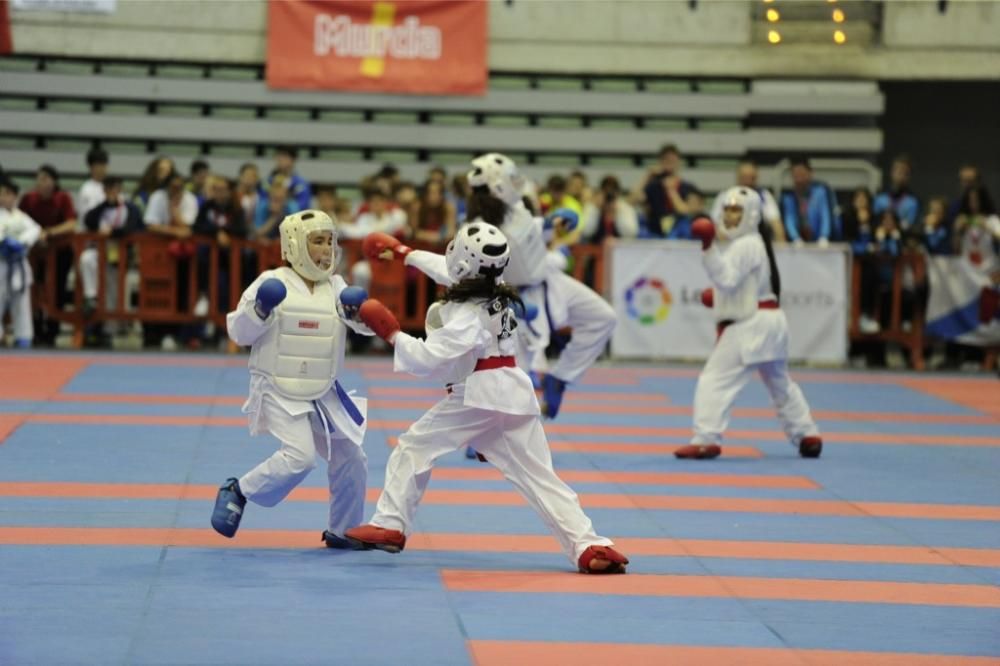 Podium del Campeonato de Kárate