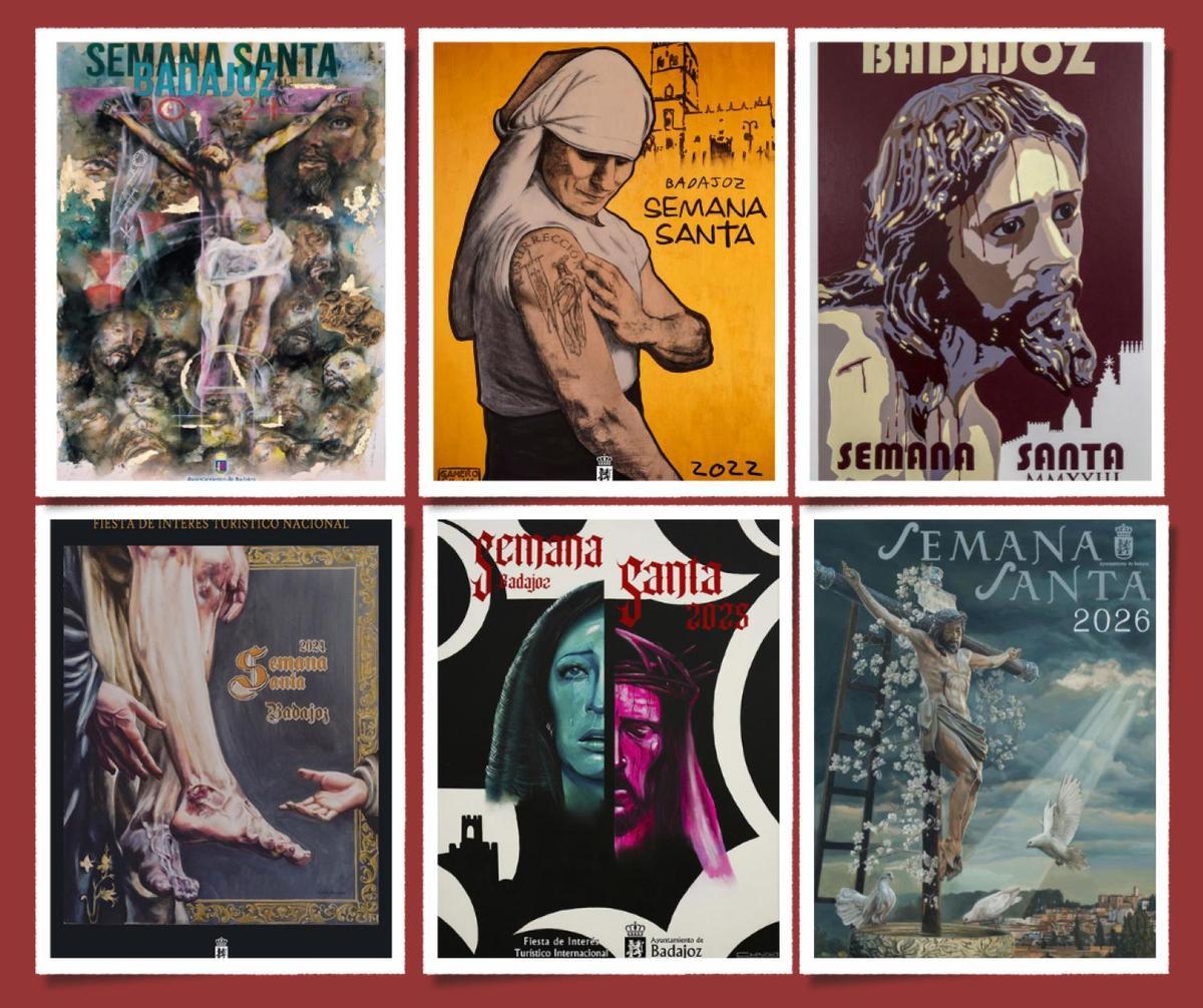¿Cuál es el cartel de Semana Santa de Badajoz que más te gusta?