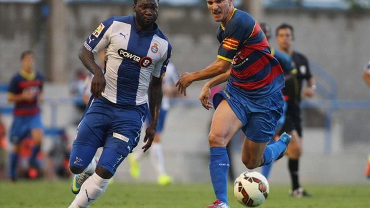 El jugador del Espanyol Caicedo