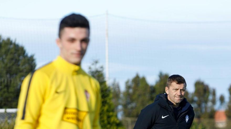 Manu García, con Djukic en Mareo.