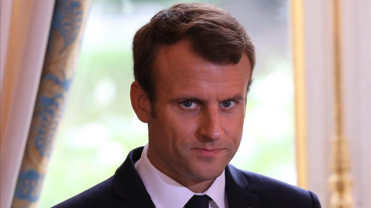 zentauroepp40419898 french president emmanuel macron is pictured prior to his me171005134927