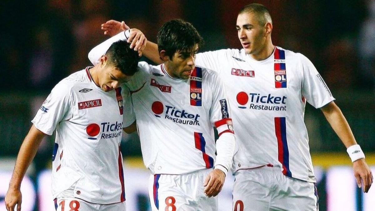 Ben Arfa, Juninho y Benzema fueron compañeros en el Lyon