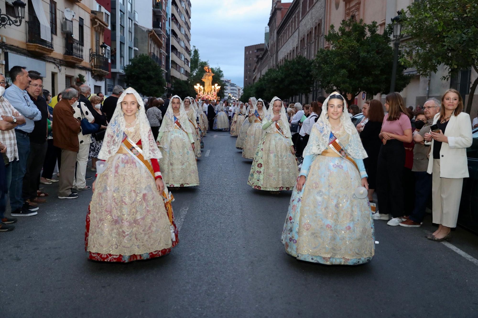 Temporada de Procesiones: Carmen, Nerea y las cortes, en la de María Auxiliadora