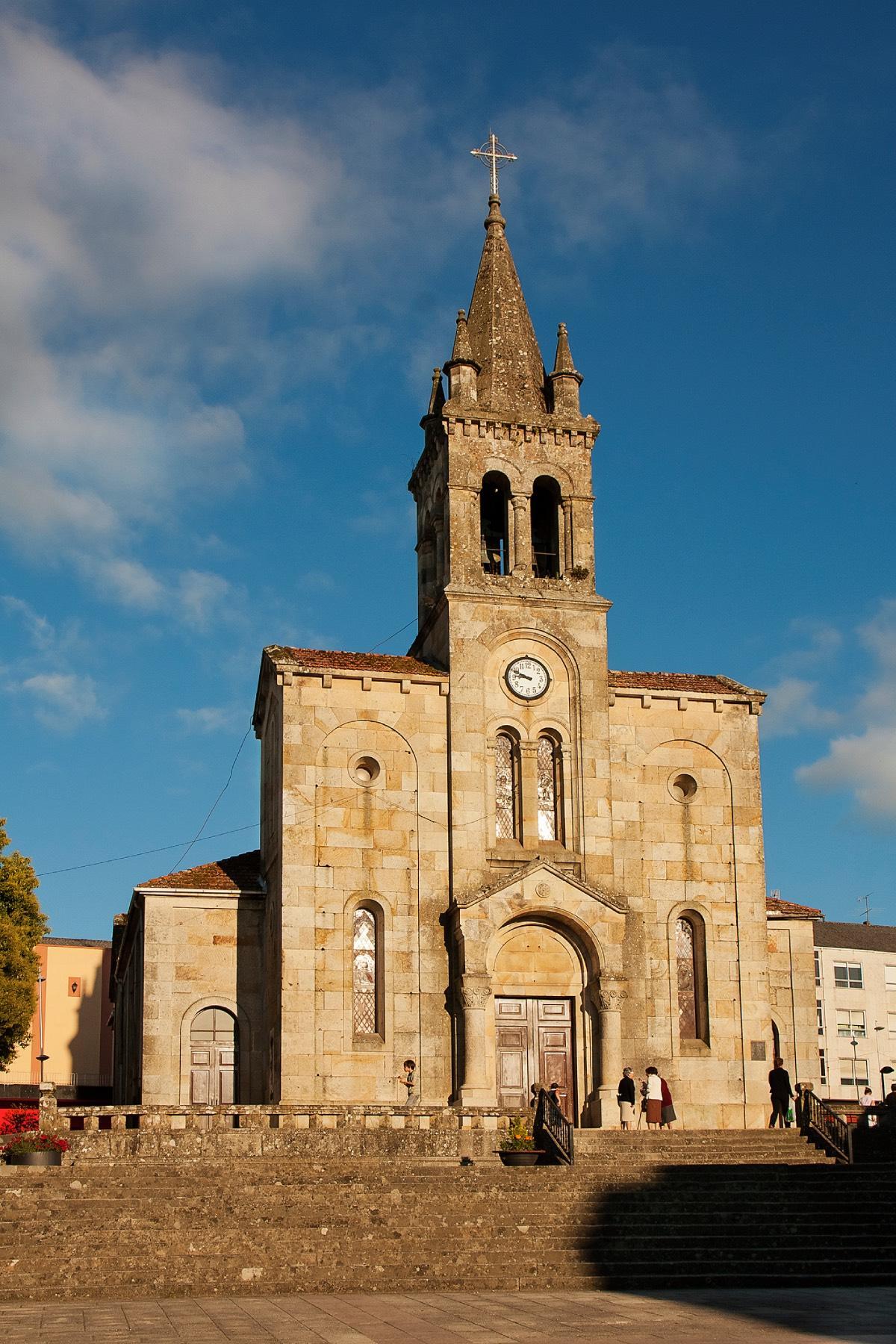 La iglesia de Lalín (Pontevedra)