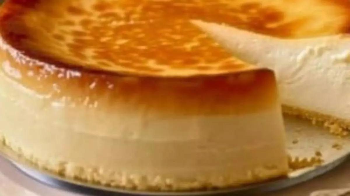 Resultado final del flan sin horno