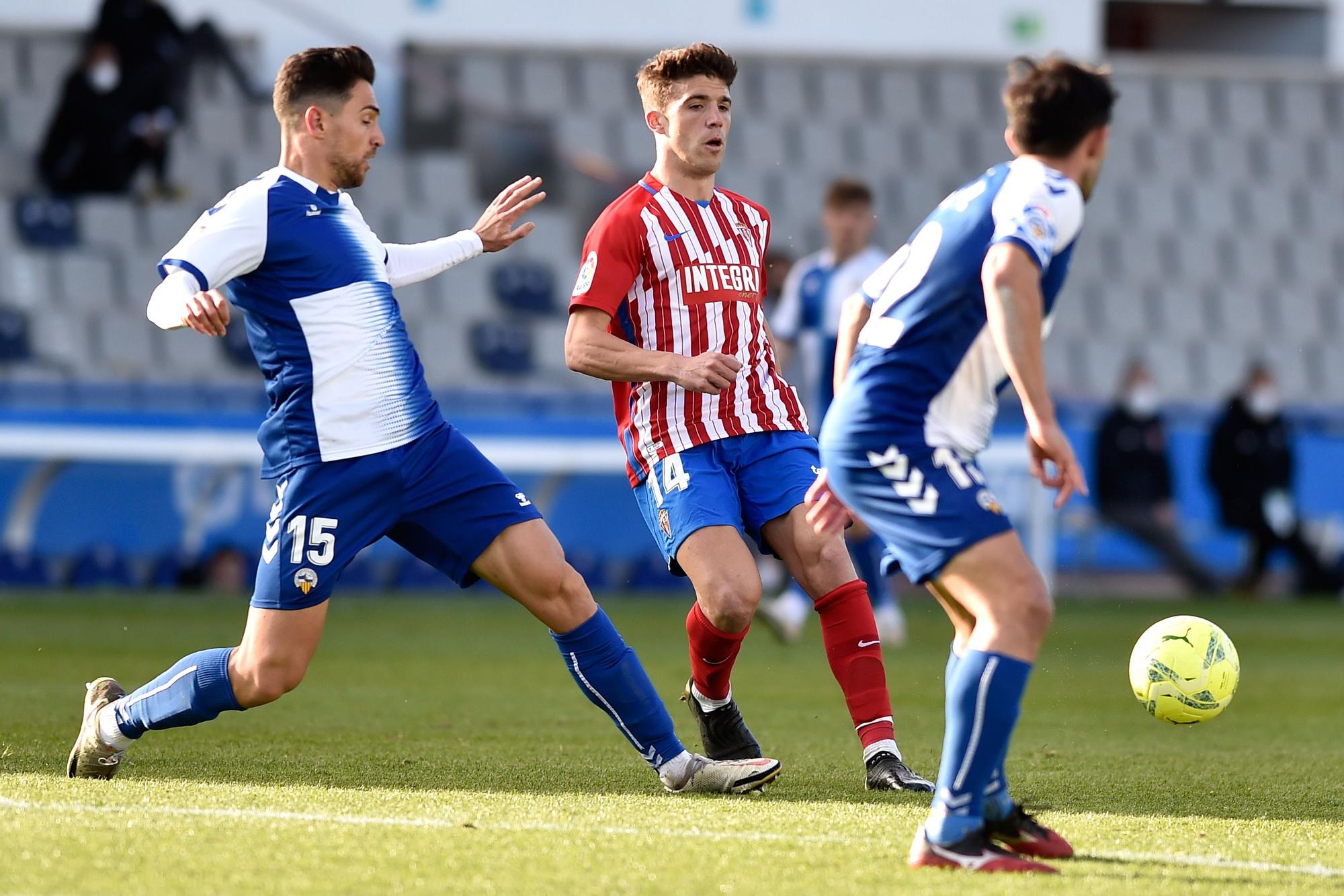 El partido del Sporting ante el Sabadell, en imágenes