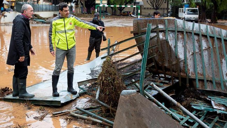 Quince municipios de Málaga sufren diversas incidencias por las lluvias
