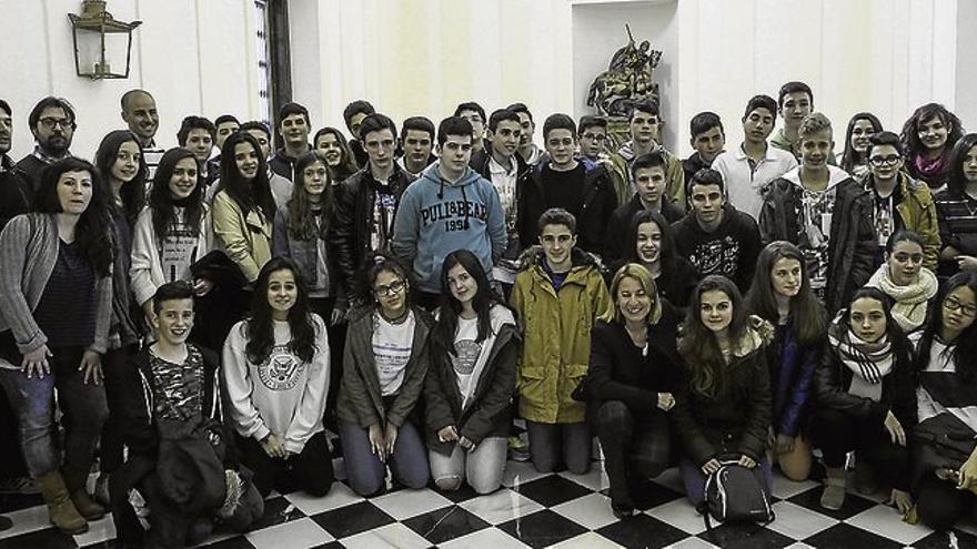 Visita de alumnos de Segovia del &#039;Aula Patrimonio&#039;