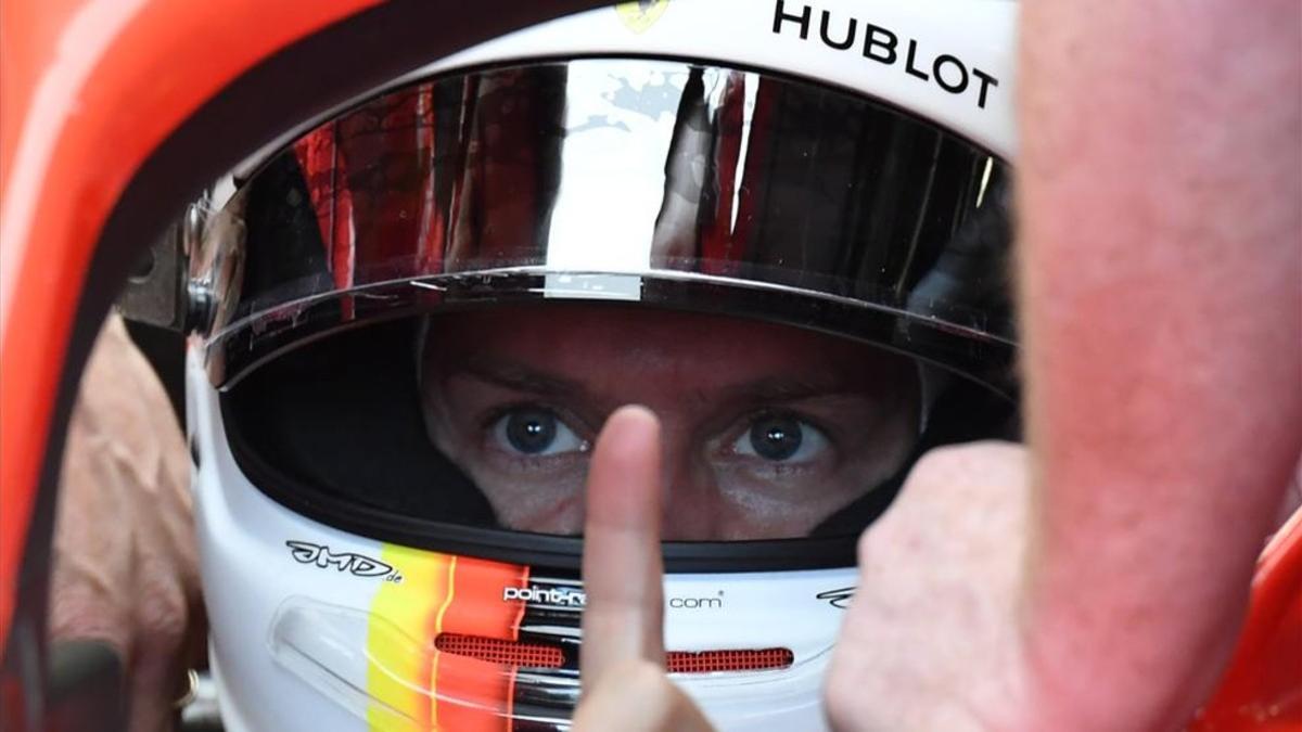 Vettel consigue su tercera pole de la temporada