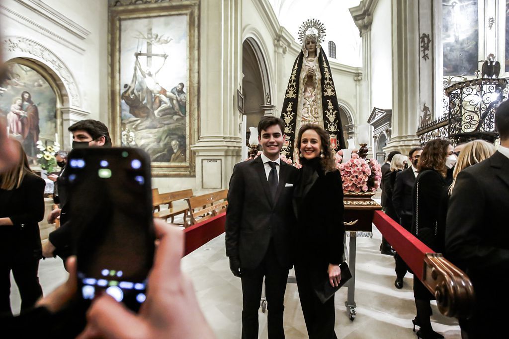 Semana Santa de Lorca 2022: Virgen de la Soledad del Paso Negro, iglesia y procesión