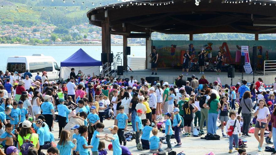 O alumnado de 14 centros educativos da comarca participan no Correlingua de Moaña