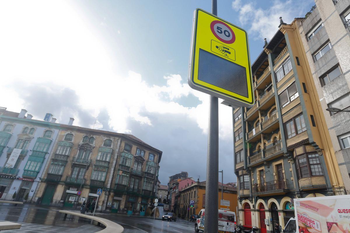 Un radar sin efecto sancionador en Llano Ponte.