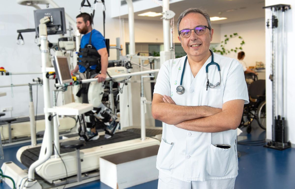 Ramiro Palazón, jefe de rehabilitación del Hospital de Parapléjicos de Toledo