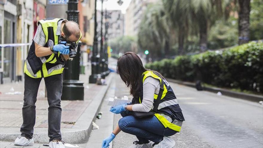 Una reyerta en la calle Conde Aranda acaba con un herido grave