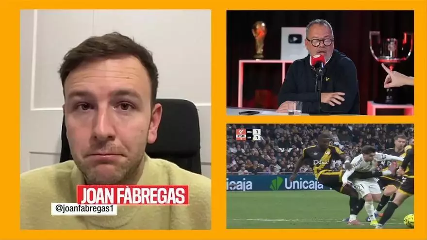 Joan Fàbregas, sobre el Madrid-Rayo: "Yo lo que hubiera dado de tiempo añadido es 7-8 minutos"
