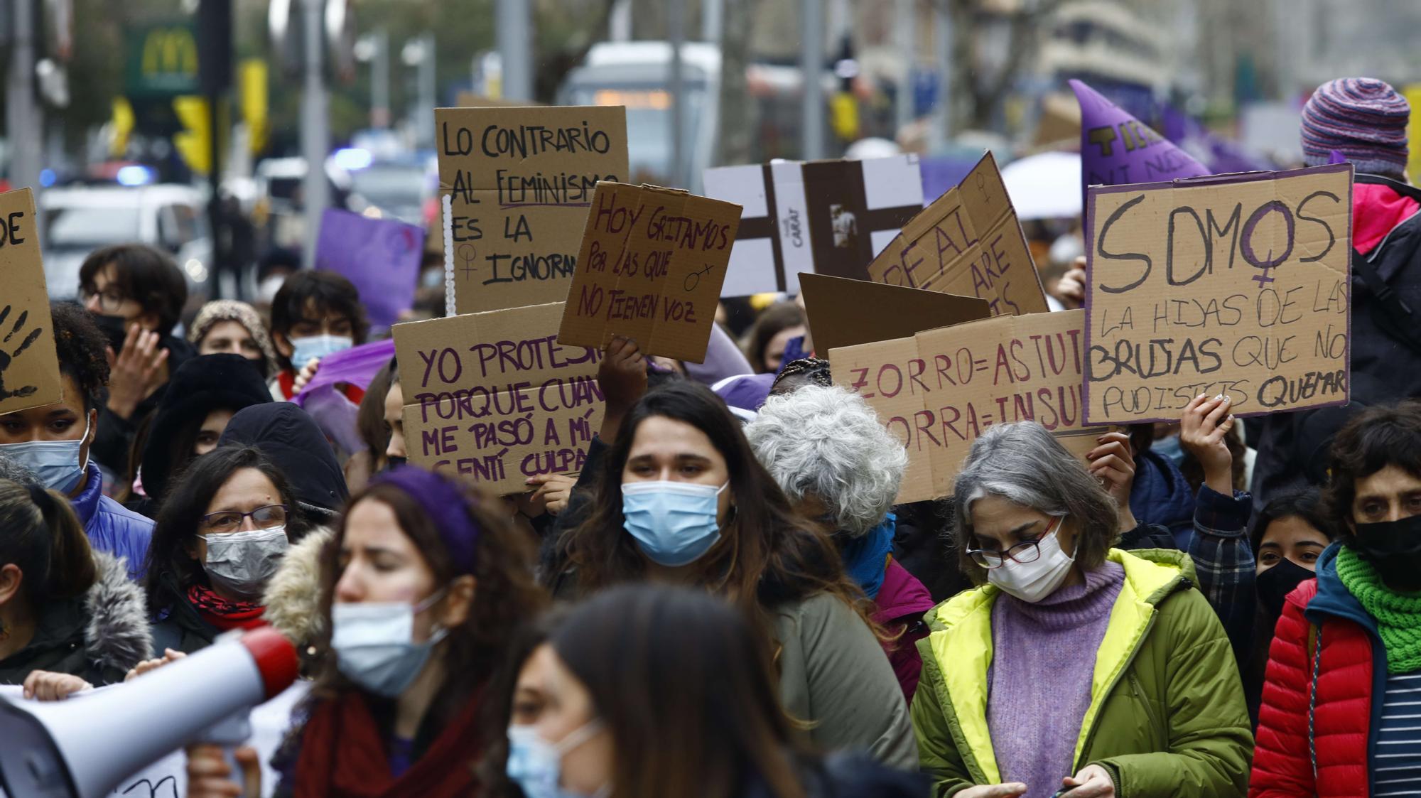 Manifestación estudiantil 8-M 2022