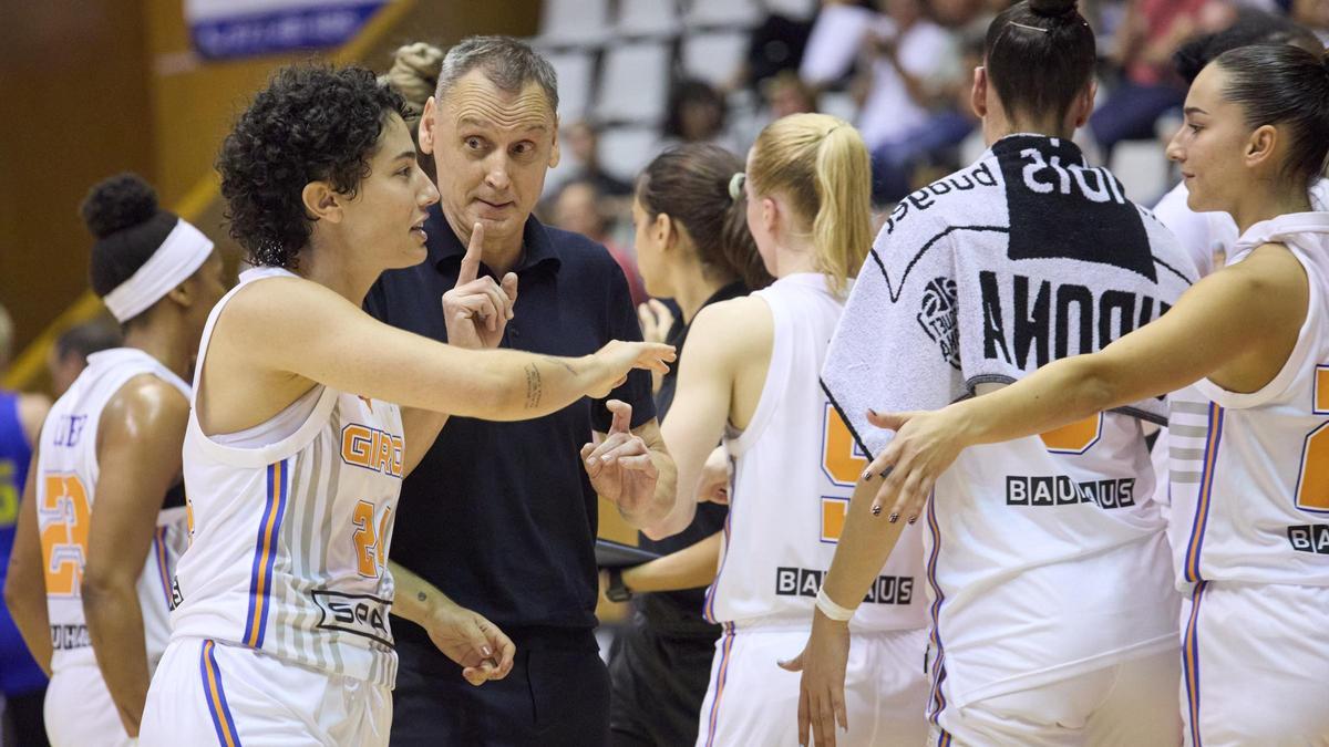 Partit d'Eurolliga enter l'Spar Gironai el Gdynia a Fontajau