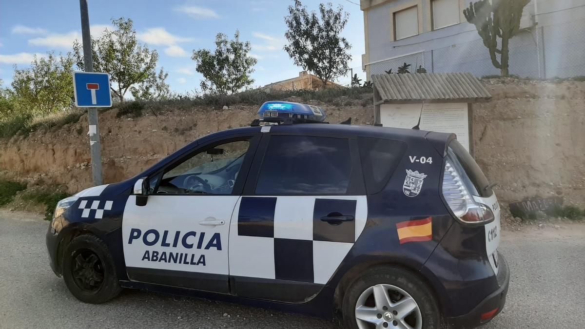 Vehículo de la Policía Local de Abanilla.