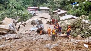 Al menos seis muertos y 46 desaparecidos tras un deslizamiento de tierra en Filipinas