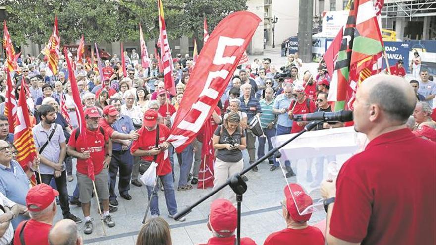 CCOO y UGT culminan la marcha de las pensiones el lunes en Madrid