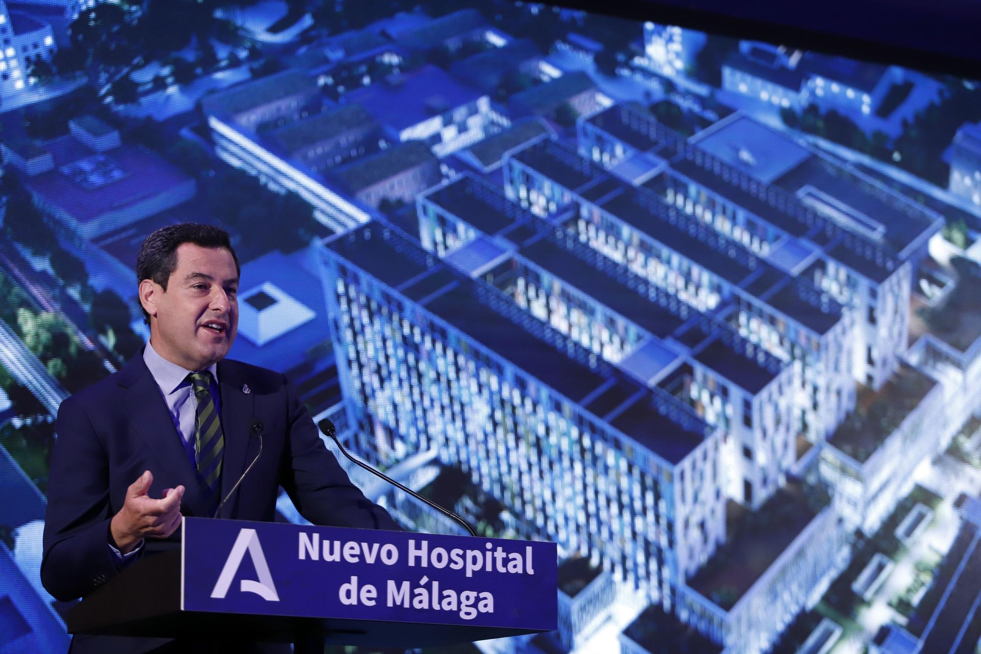 Presentación del anteproyecto del tercer hospital de Málaga.