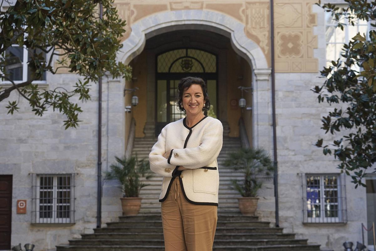 Girona Seu Generalitat a Girona entrevista a Alicia Romero Consellera d'Economia