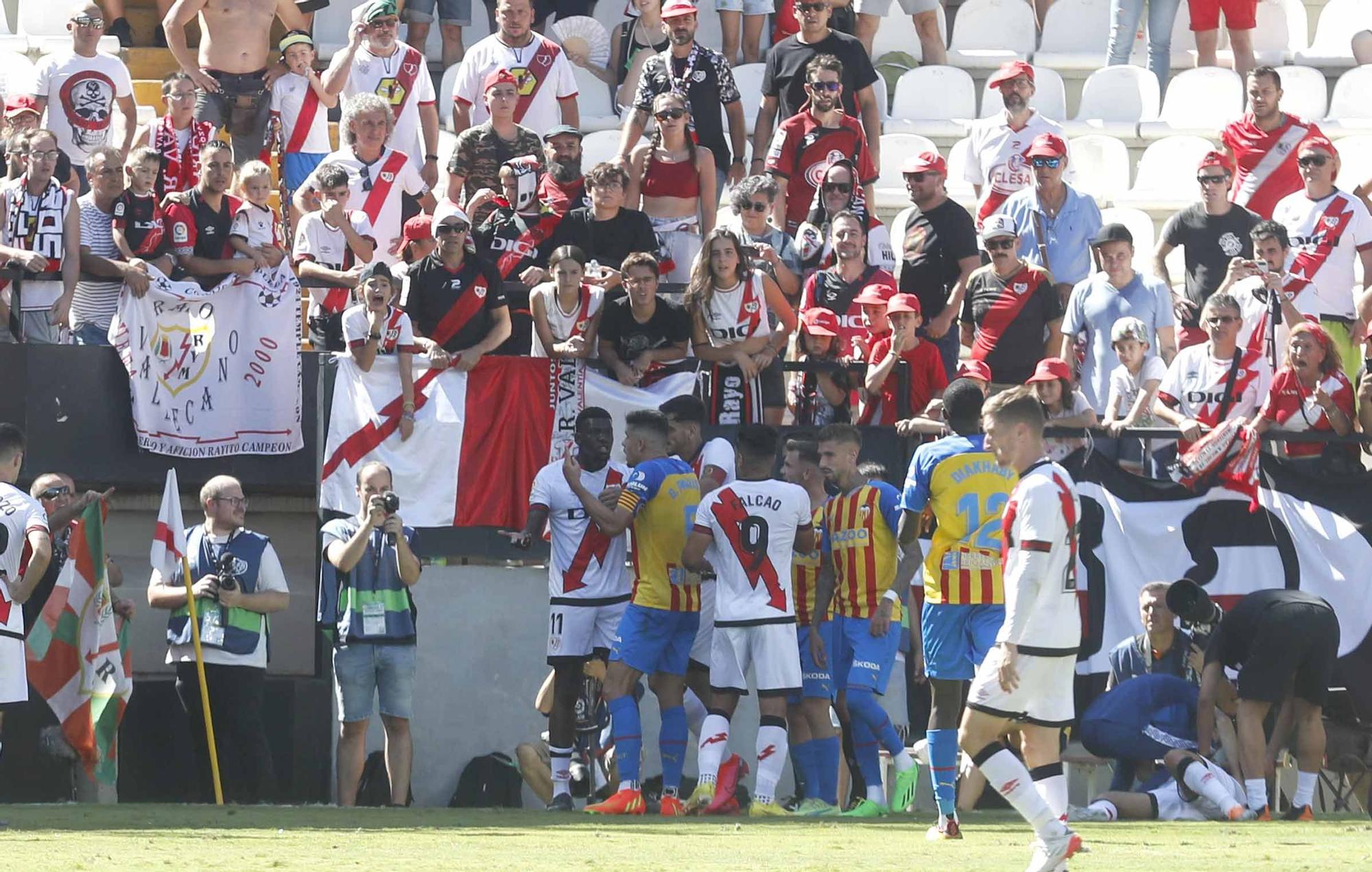 El Rayo - Valencia, en imágenes