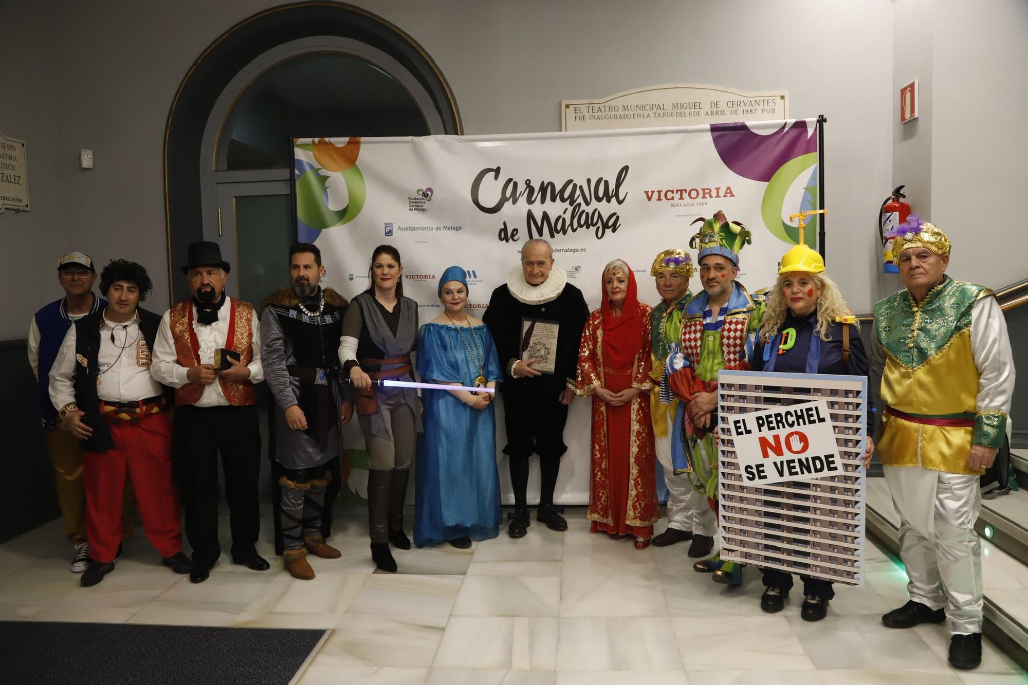 Photocall de la final de COAC del Carnaval de Málaga