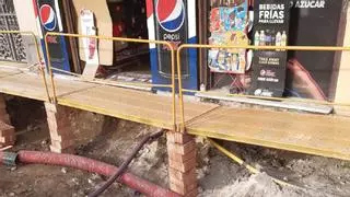 Chapuza en las obras de peatonalización de Carretería