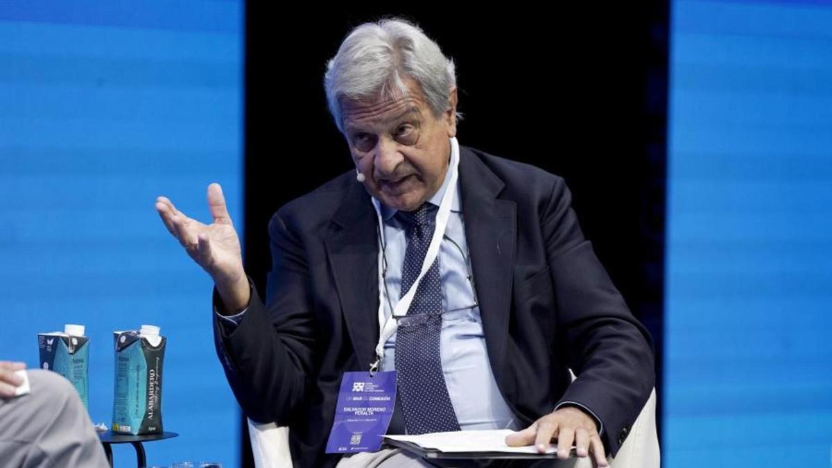 Salvador Moreno Peralta, arquitecto urbanista, en el II Foro Mediterráneo organizado por Prensa Ibérica / L.O