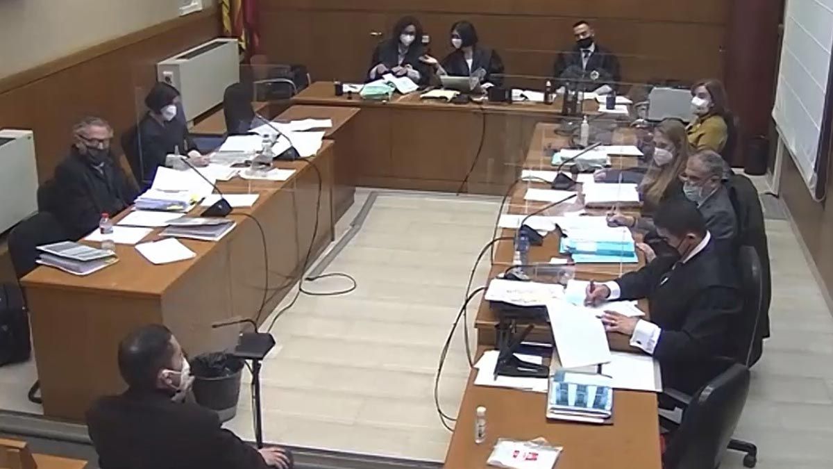 El exrector de Sant Vicenç de Castellet, David Vargas, en el juicio.