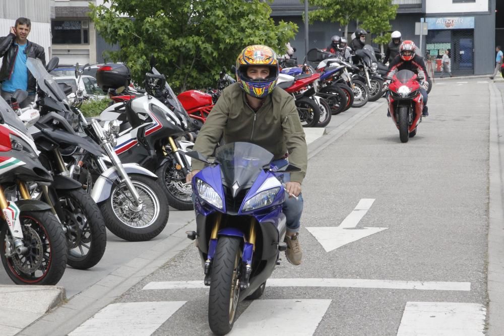 Los decibelios suben en Bueu con 4.000 motos