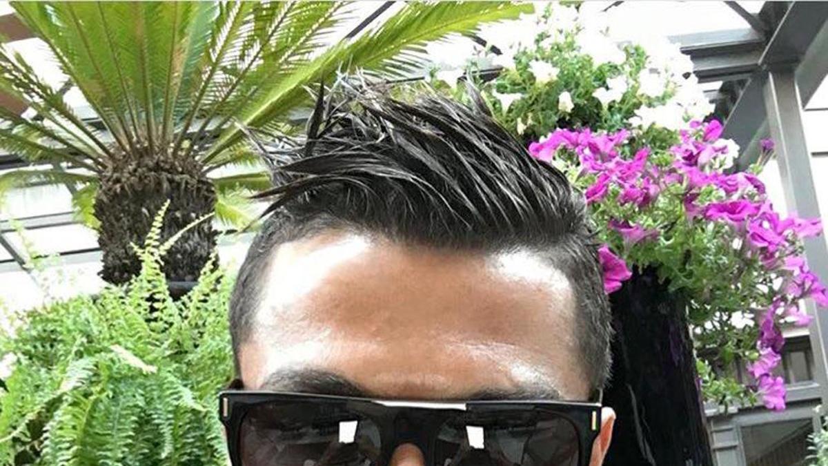 Cristiano Ronaldo con gafas