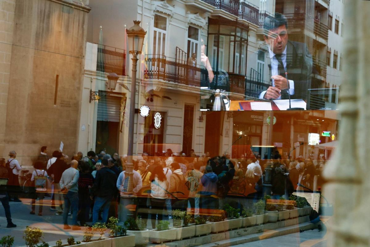 Valencia. Comisión de investigación de la dana. Carlos Mazón comparece ante la comisión en Les Corts. VLC