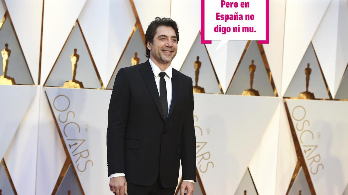 Javier Bardem en la gala de los Oscar