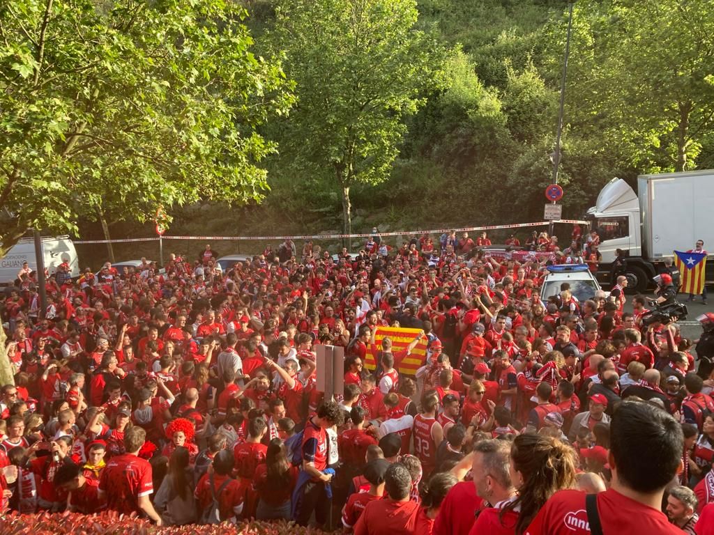 La festa prèvia al partit entre el Baxi i el Ludwigsburg