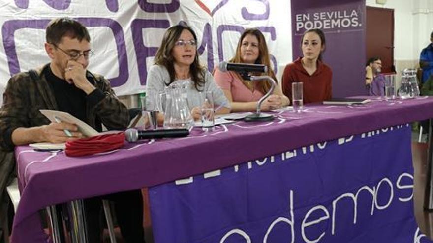 Diputadas y exparlamentarios se unen a la candidatura afín a Iglesias de Martina Velarde para liderar Podemos Andalucía