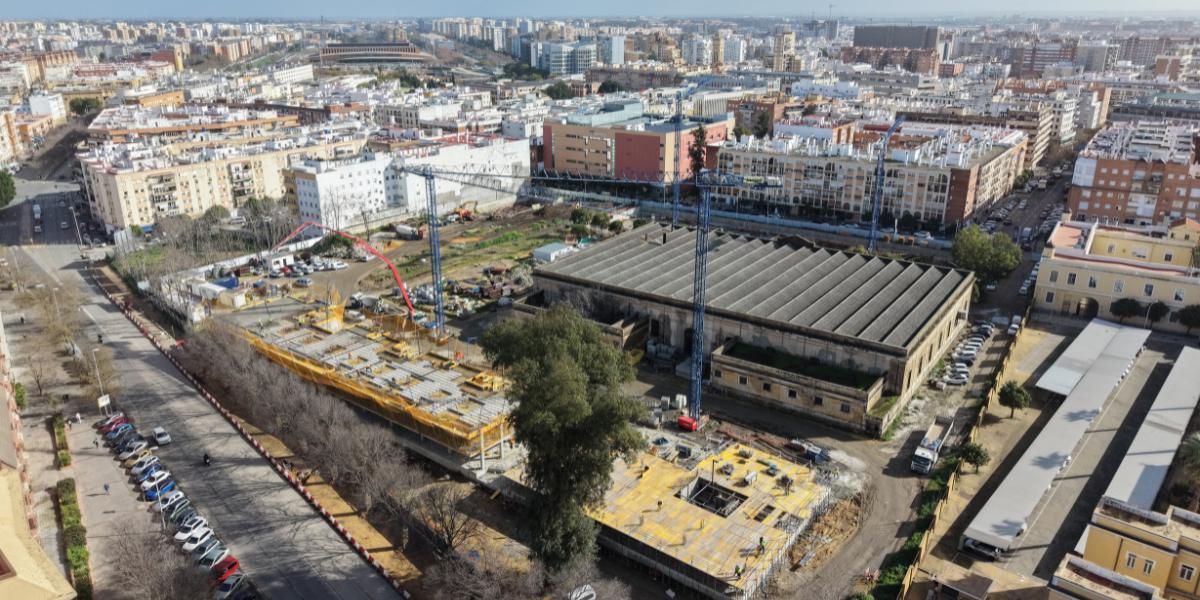 Fotogalería | Las obras del nuevo residencial de Artillería, a vista de pájaro
