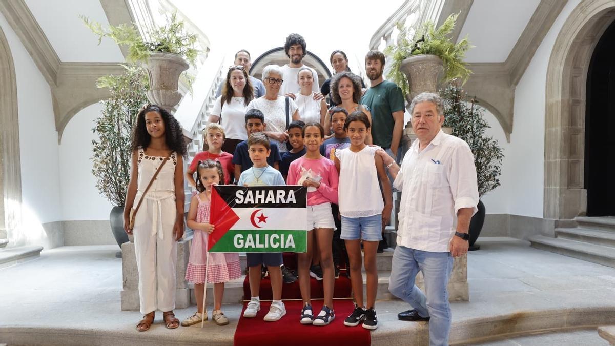 El verano pontevedrés de seis niños saharauis