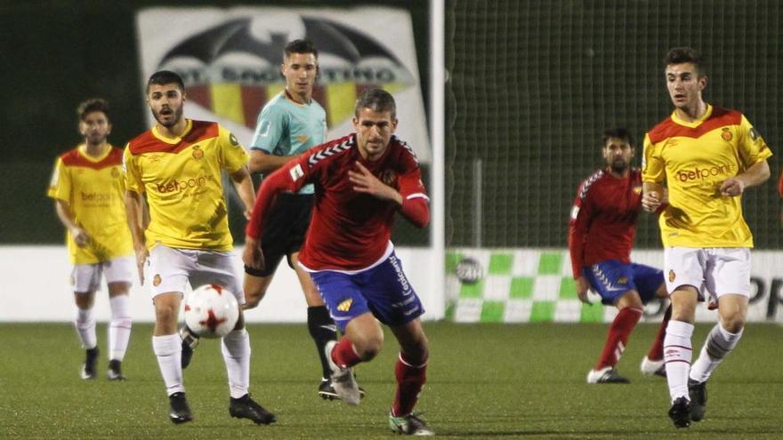 Acción del encuentro entre Saguntino y Mallorca B