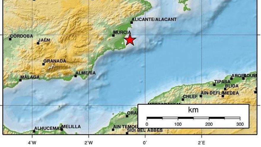 Un terremoto en Cabo de Palos hace temblar Torrevieja