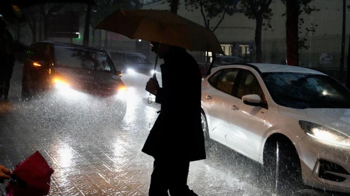Pluja intensa a Barcelona, l’11 de novembre
