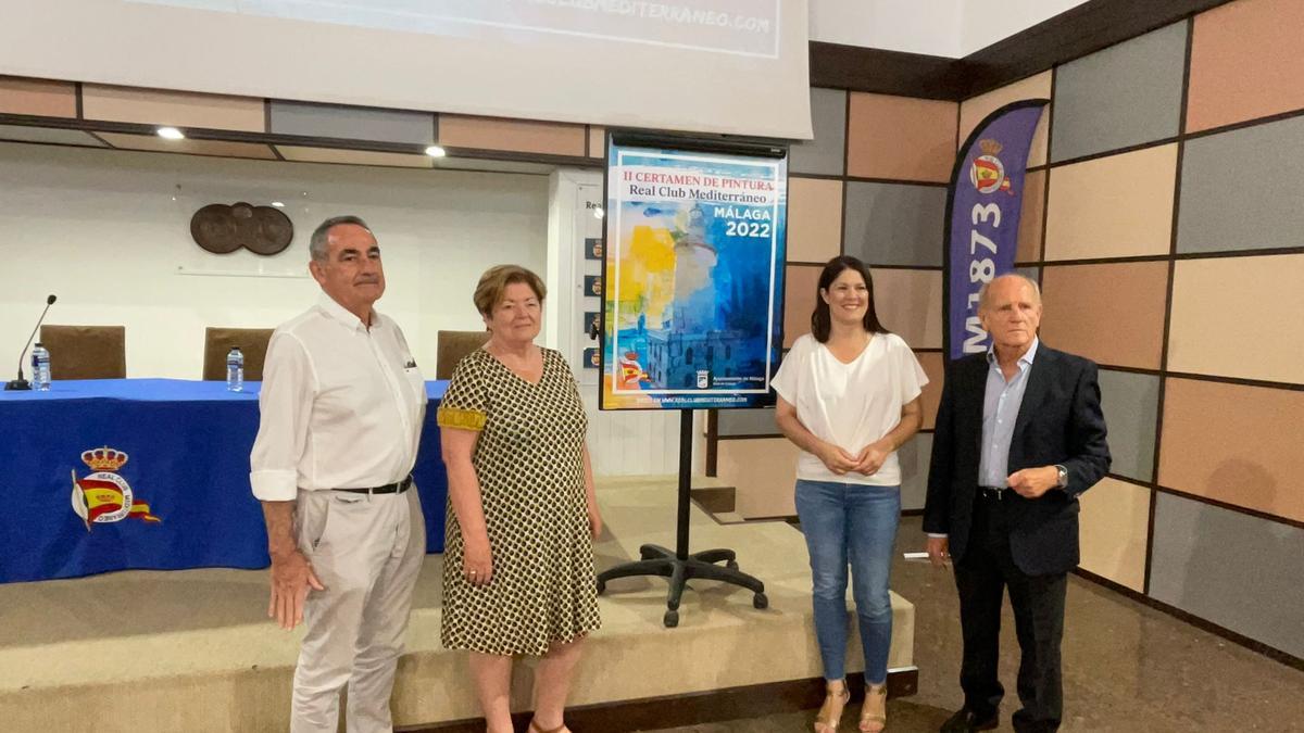 Presentación del certamen de pintura del RC Mediterráneo.