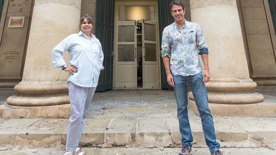 Amanda Harris y Alejandro Tous, en el Teatro Principal