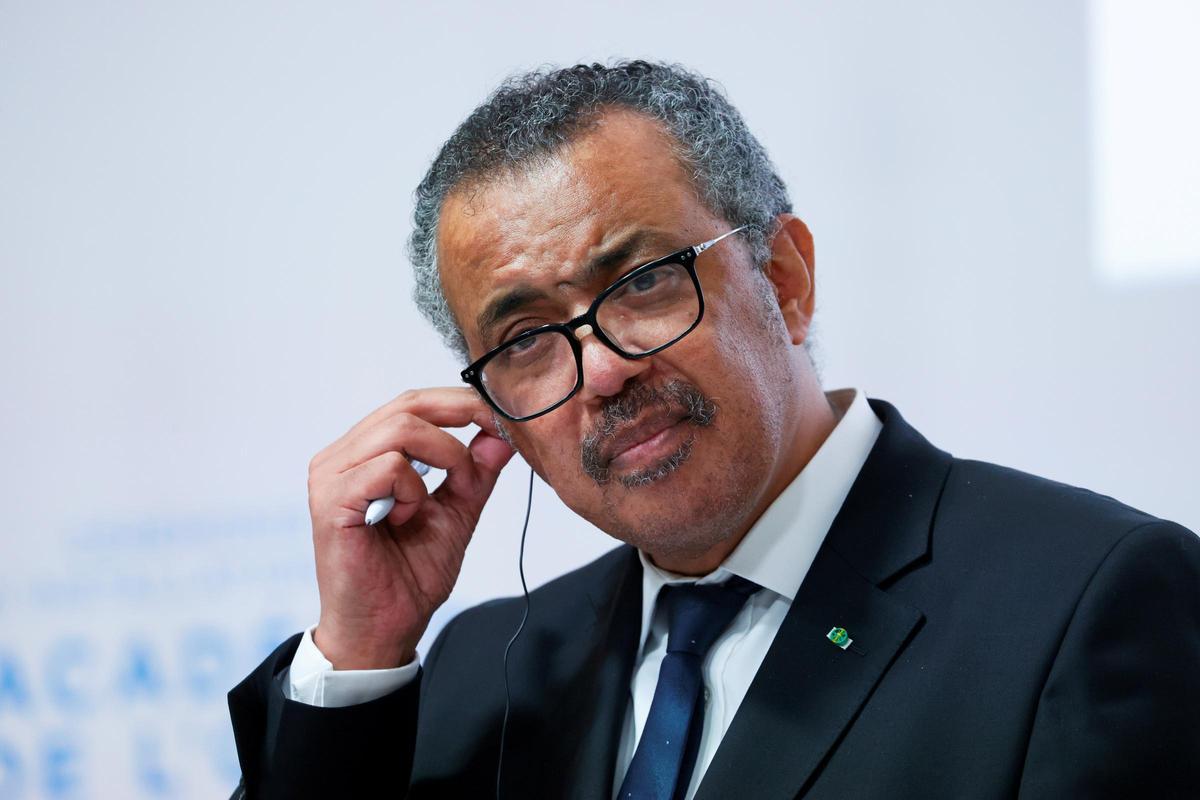 FILE PHOTO: WHO Director-General Tedros Adhanom Ghebreyesus