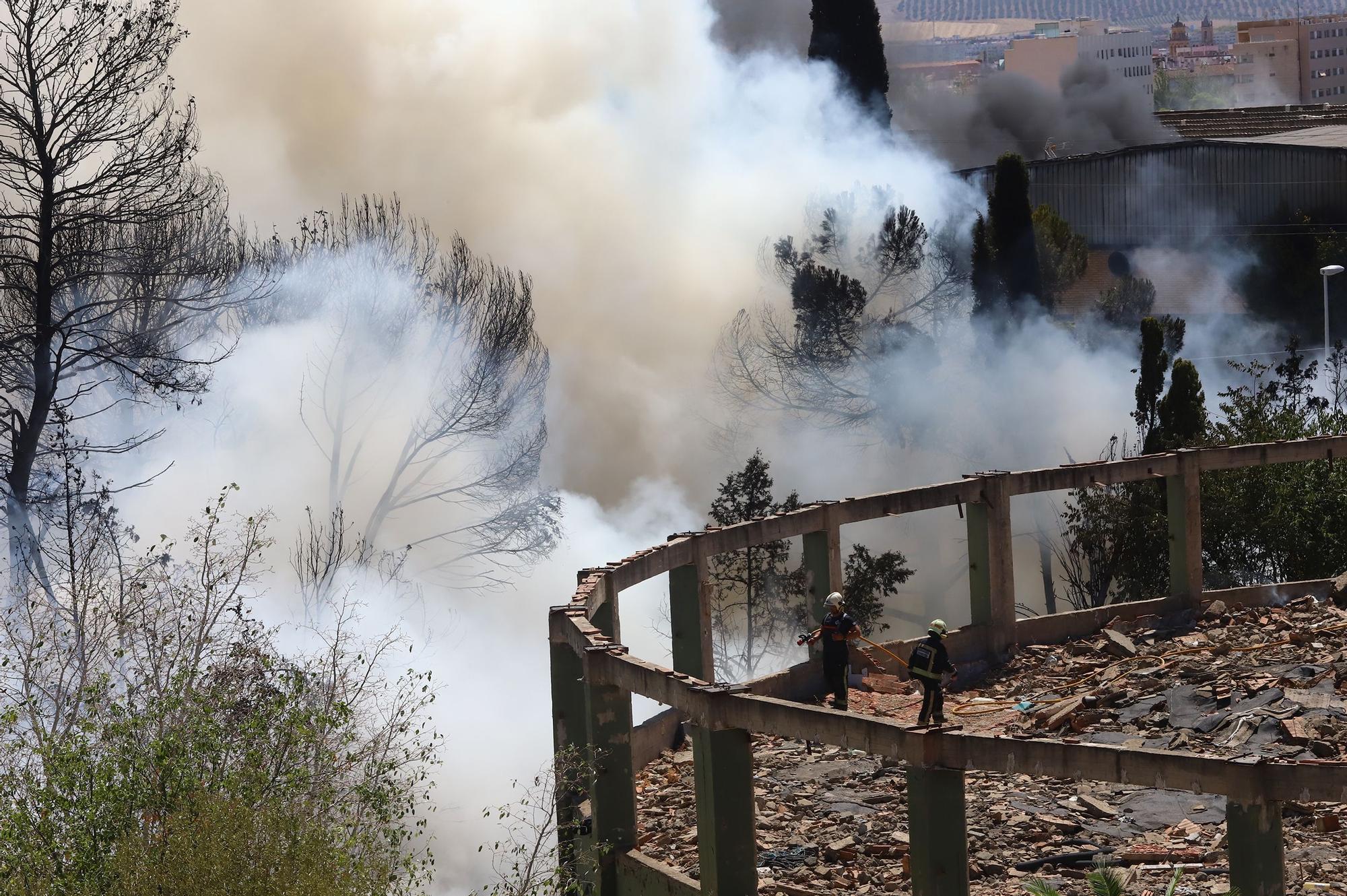 Las imágenes del incendio de la antigua Pérez Giménez