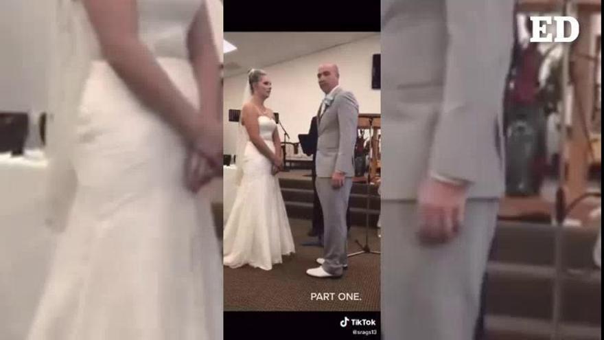 Vídeo: Una madre arruina la boda de su hijo en menos de un minuto