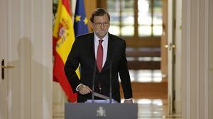 Rajoy apel·la al diàleg en el seu balanç de l’any 2016.
