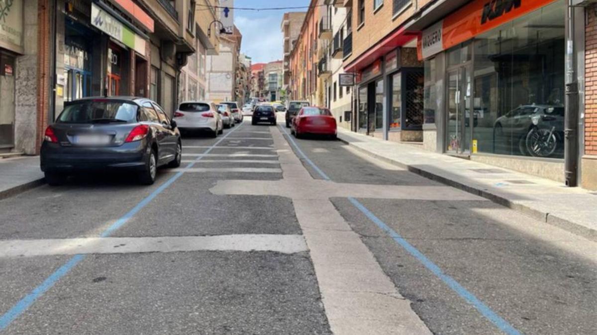 Calle Santa Cruz, donde se mejorará la accesibilidad. | E. P.